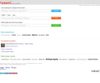 Yasni.es(No.1 Free People Search) Screenshot