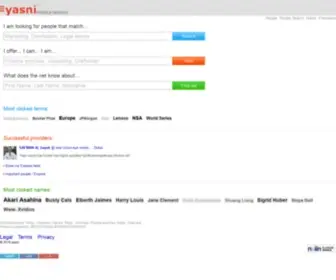 Yasni.net(No.1 Free People Search) Screenshot