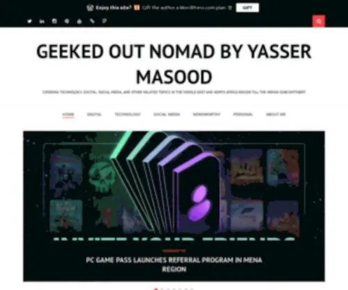 Yassermasood.blog(Yasser Masood) Screenshot