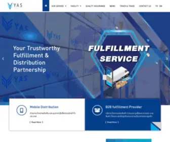 Yasservices.co.th(YAS Distribution & Logistics Service) Screenshot