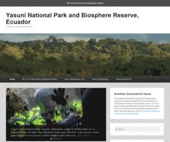 Yasuninationalpark.org(Yasuninationalpark) Screenshot