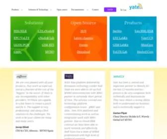 Yatebts.com(LTE & GSM mobile network components for MNO & MVNO) Screenshot