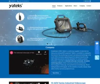 Yateks.com(Industrial Endoscope) Screenshot