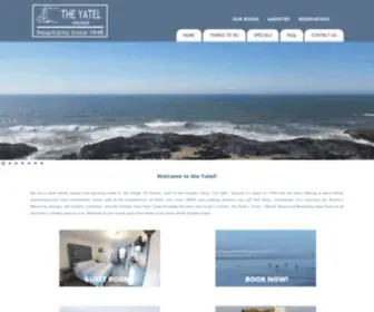 Yatelmotel.com(Hotel Accomodations in the Heart of the Oregon Coast) Screenshot