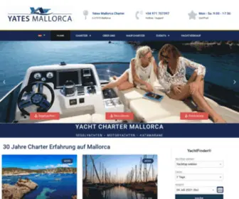 Yates-Mallorca-Charter.de(Yates Mallorca Charter) Screenshot