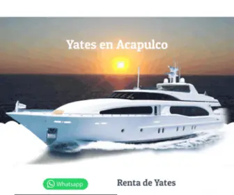 Yatesacapulco.mx(Vive Acapulco abordo de un yate) Screenshot