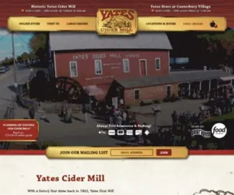 Yatescidermill.com(Michigan's #1 Cider Mill) Screenshot