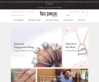 Yatesjewelers.com(Modesto's Best Diamond Engagement Rings) Screenshot