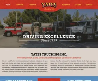 Yatestruckinginc.com(Yates Trucking Inc) Screenshot