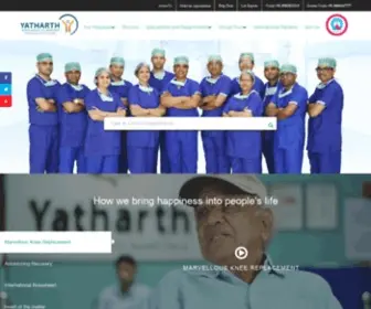 Yatharthwellness.com(Yatharth Hospital) Screenshot