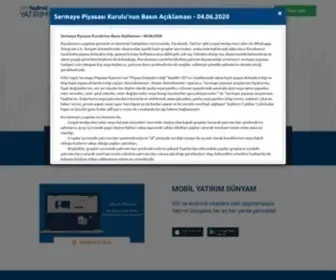 Yatirimdunyam.com.tr(Yatırım Dünyam) Screenshot