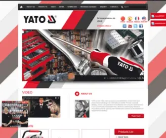 Yatohandtools.com(Hand tools) Screenshot