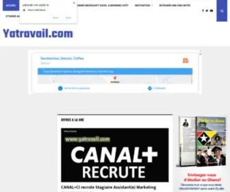 Yatravail.com(Accueil) Screenshot