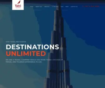 Yatritourism.com(Yatri Travel and Tourism Yatri) Screenshot