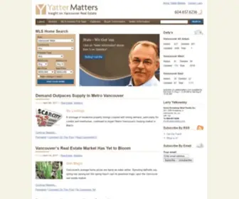 Yattermatters.com(A Vancouver Realtor on real estate news) Screenshot