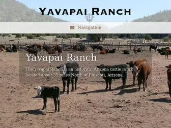 Yavapairanch.com(A historic working cattle and horse ranch) Screenshot