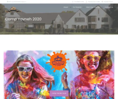 Yavnehcamp.com(Yavneh Hebrew Academy) Screenshot
