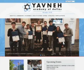 Yavnehdallas.org(Yavneh Academy) Screenshot