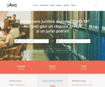 Yavo.md(YAvo – raspunsuri juridice gratuite online) Screenshot