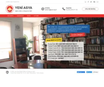 Yav.org.tr(Yeni asya vakfı) Screenshot