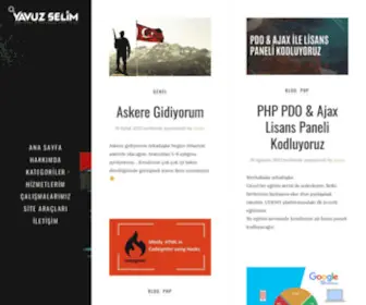 Yavuz-Selim.com(Yavuz Selim) Screenshot