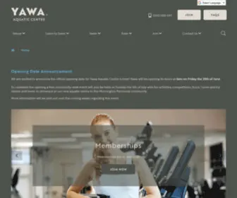 Yawa.com.au(Yawa Aquatic Centre Yawa) Screenshot