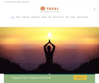 Yaxal.org(Centro de Meditación y Sanación) Screenshot