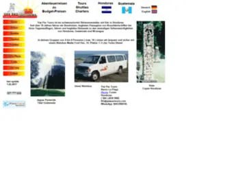 Yaxpactours.com(Yax Pac Tours Adventures and Charters) Screenshot