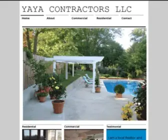 Yayacontractorsllc.com(Yaya Contractors LLC) Screenshot