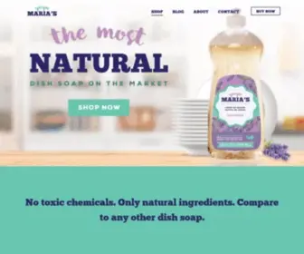 Yayamarias.com(Yaya Maria's Natural Dish Soap) Screenshot