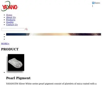 Yayangglobal.com(Pearl Pigment) Screenshot