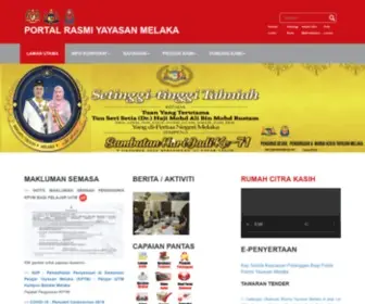 Yayasanmelaka.gov.my(Yayasan Melaka) Screenshot