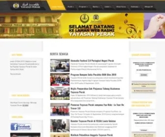 Yayasanperak.com.my(Yayasan Perak) Screenshot