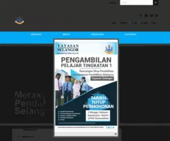Yayasanselangor.org.my(Merakyatkan Pendidikan Selangor) Screenshot