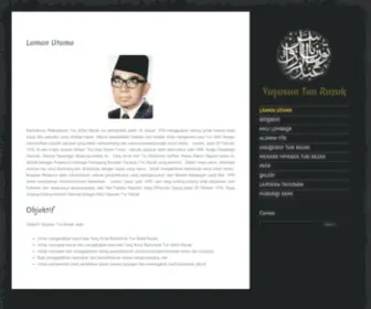 Yayasantunrazak.org.my(Yayasan Tun Razak) Screenshot