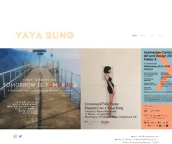 Yayasung.com(Yaya sung) Screenshot