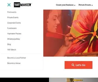 Yaymaker.com(Event Planning Made Easy) Screenshot