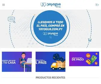 Yayogua.com.py(Los mejores productos y servicios a un click.Los mejores productos y servicios a un click) Screenshot