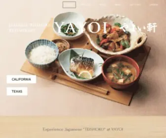 Yayoi-US.com(YAYOI Japanese Teishoku Restaurant) Screenshot
