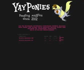 Yayponies.no(Archive (Design from BronyAsia)) Screenshot