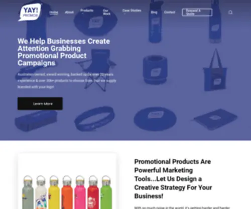 Yaypromos.com.au(Australian Made Promotional Products) Screenshot