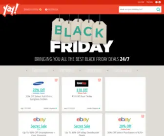 Yaysavings.com(Top Retail Coupons) Screenshot