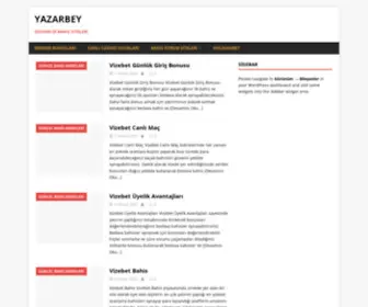 Yazarbey.com Screenshot