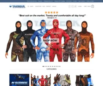 Yazbeck.com(The Best Spearfishing and Freedive Wetsuits by Yazbeck) Screenshot