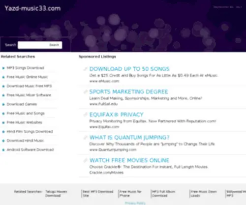 Yazd-Music33.com(Yazd Music 33) Screenshot