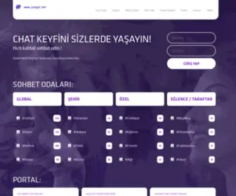 Yazgel.net(Chat odaları) Screenshot