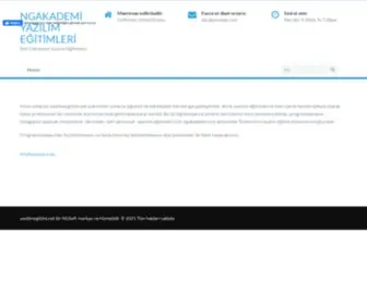 Yazilimegitimi.net(NGAkademi Yazılım Eğitimleri) Screenshot