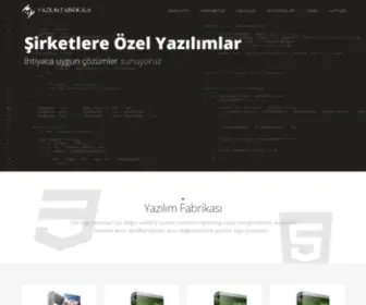 Yazilimfabrikasi.com.tr(Yazılım Fabrikası) Screenshot