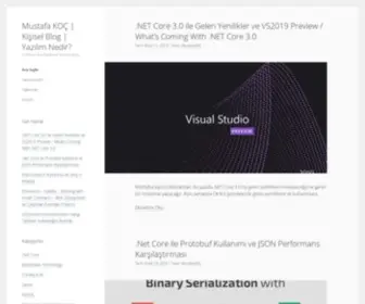 Yazilimnedir.com(Software And Database Technologies) Screenshot