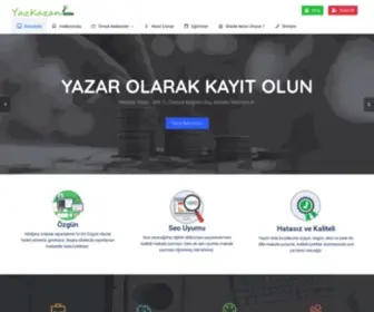 Yazkazan.com.tr(Yaz Kazan) Screenshot